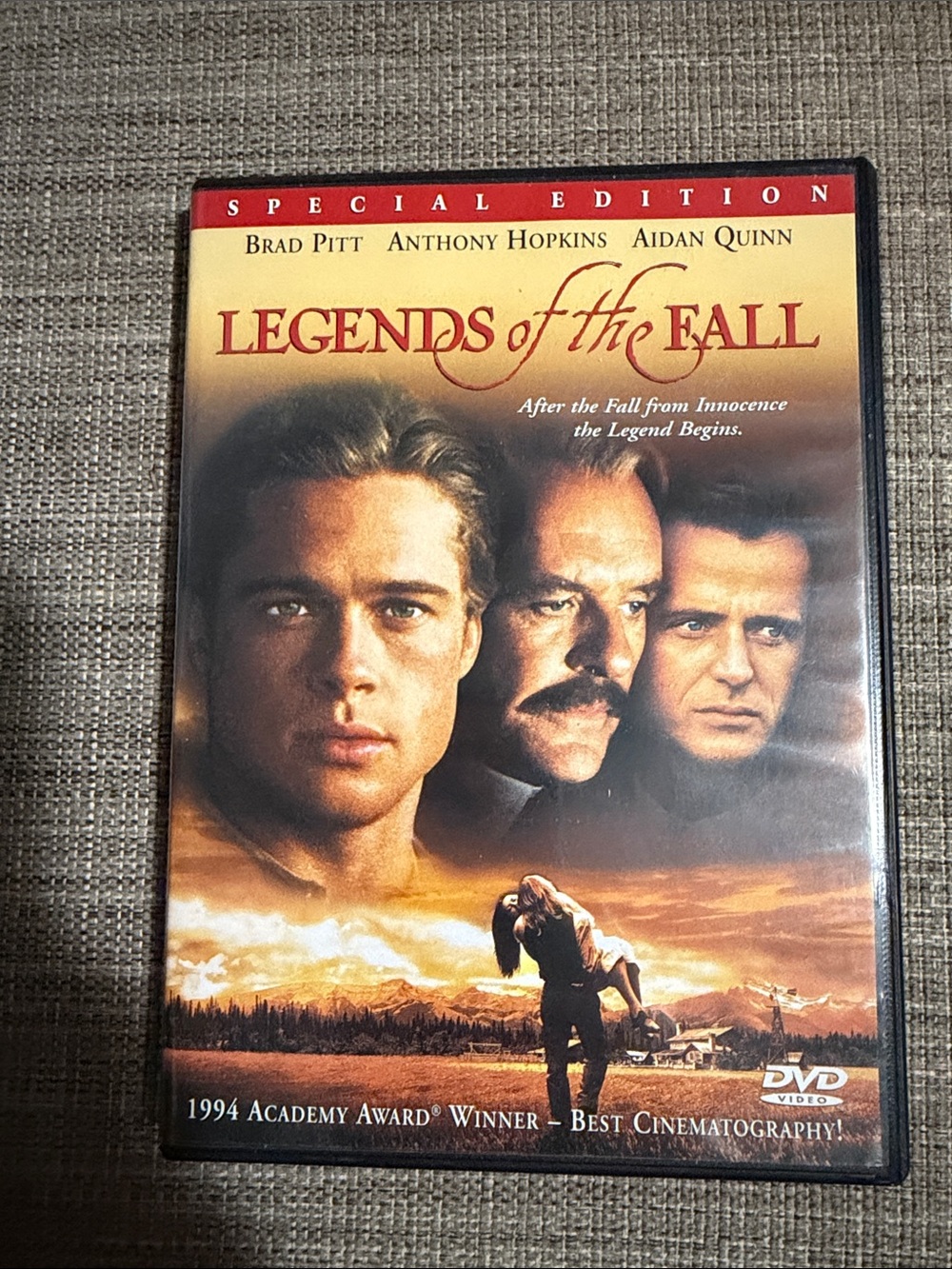 Special Edition DVD - Legends of the Fall (Red/Gold Cover)